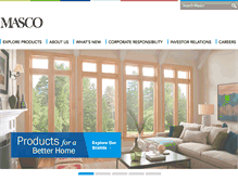 Tablet Screenshot of m.masco.com