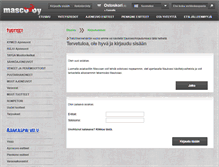 Tablet Screenshot of masco.fi